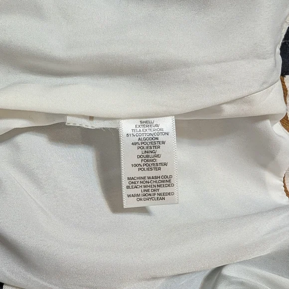 Ann Taylor Loft Size 4 Woman's Pencil Straight Skirt Striped Lined - Picture 6 of 8